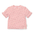 Zwemshirt korte mouw - Lichtroze - Sunny Flowers
