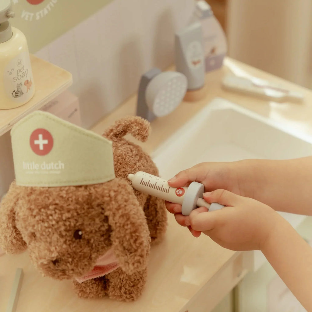 Knuffelhond in tas – Roze – Essentials