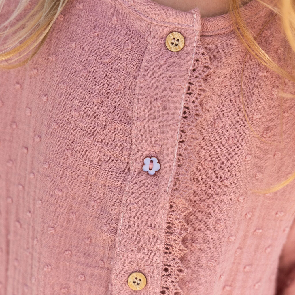Jurk - Lange Mouw - Roze