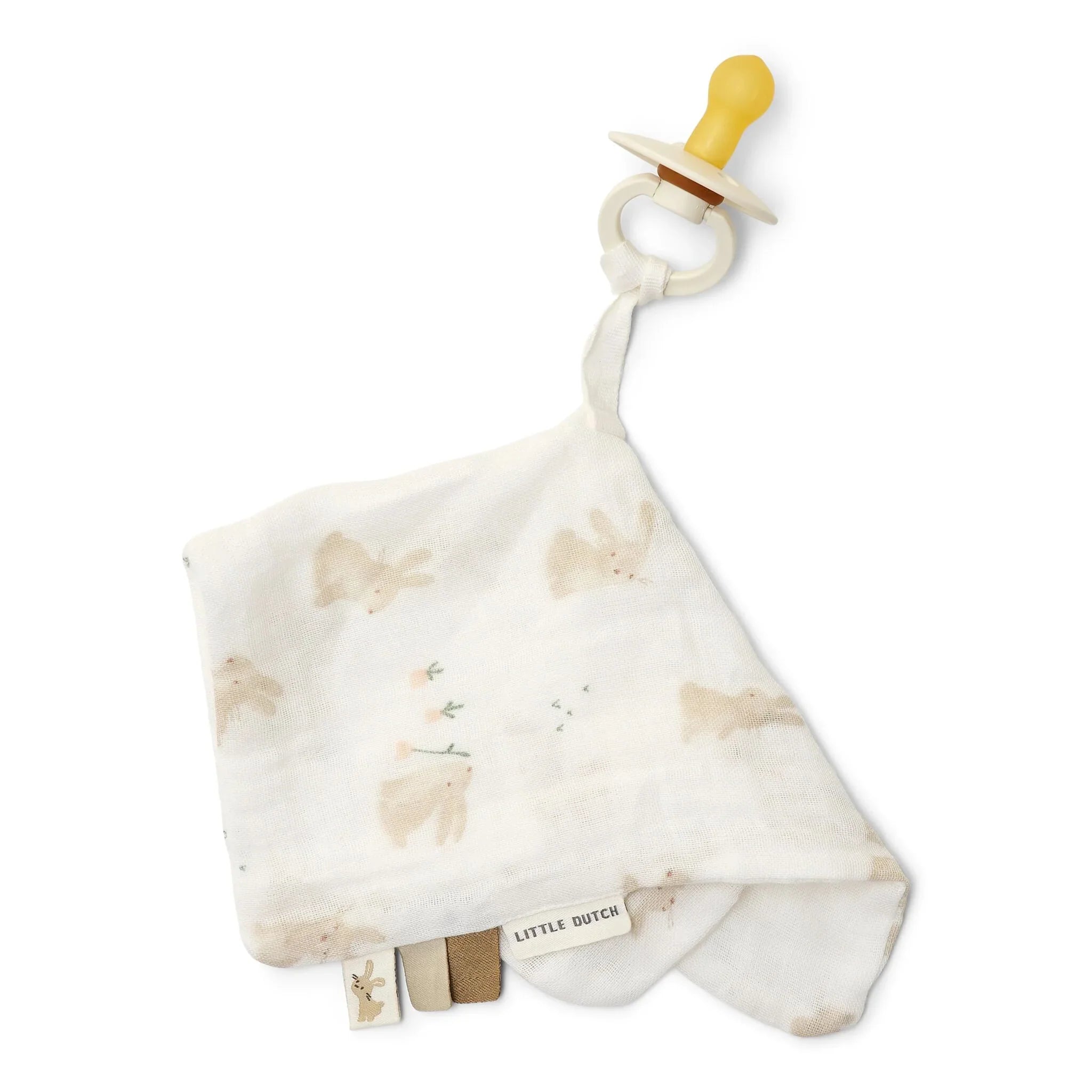 Speendoekje - Wit - Newborn Naturals - Baby Bunny