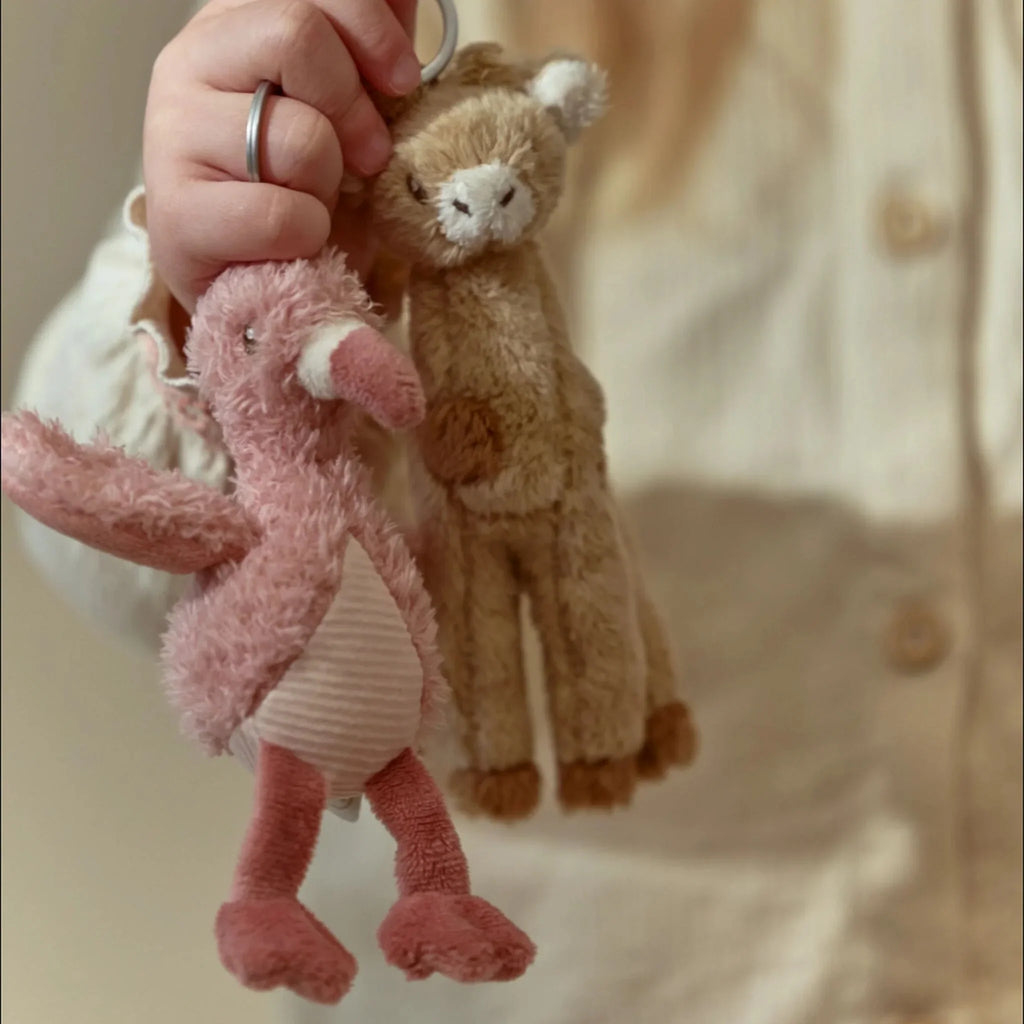 Sleutelhanger Flamingo - Roze