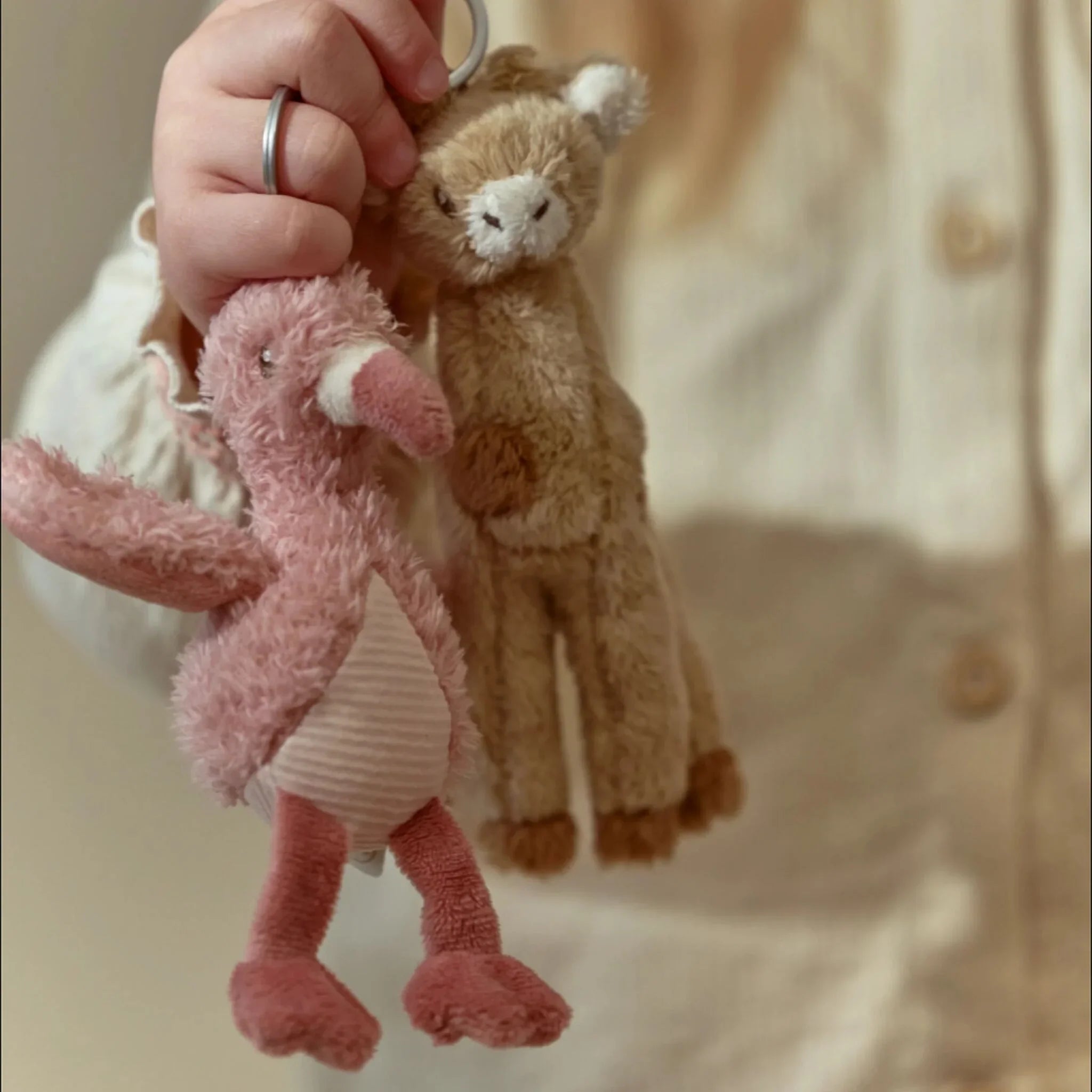 Sleutelhanger Flamingo - Roze