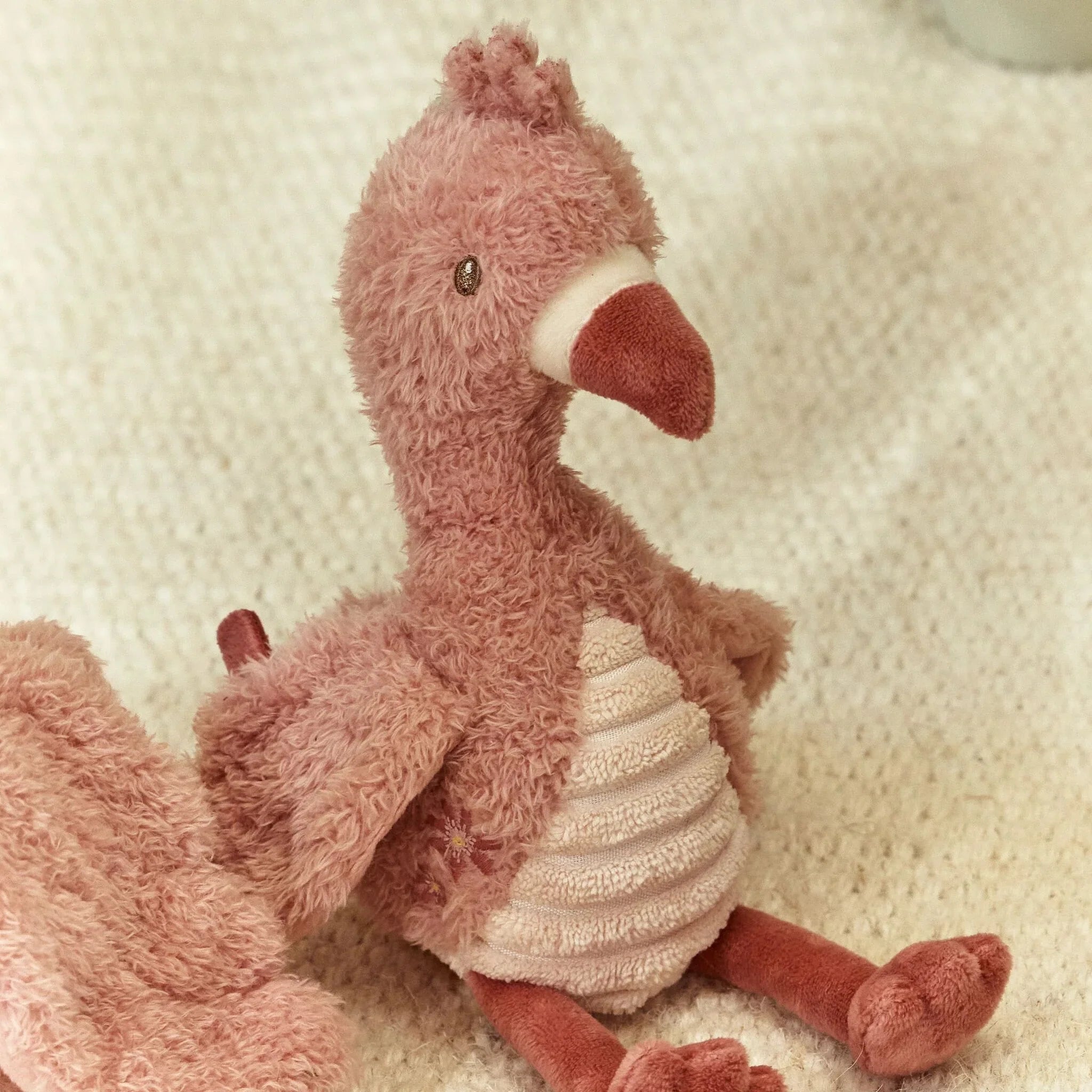 Knuffel Flamingo - Roze - 17 cm