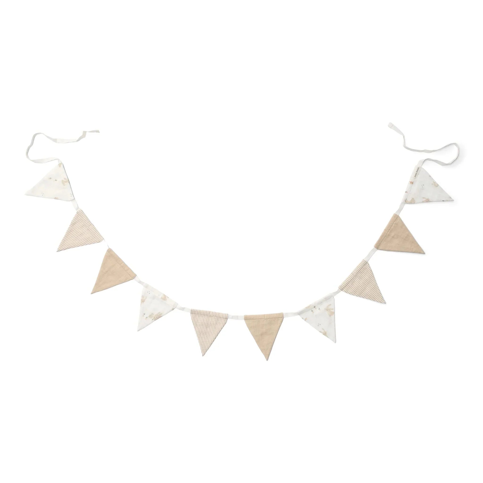 Slinger met vlaggetjes - Wit - Newborn Naturals - Baby Bunny