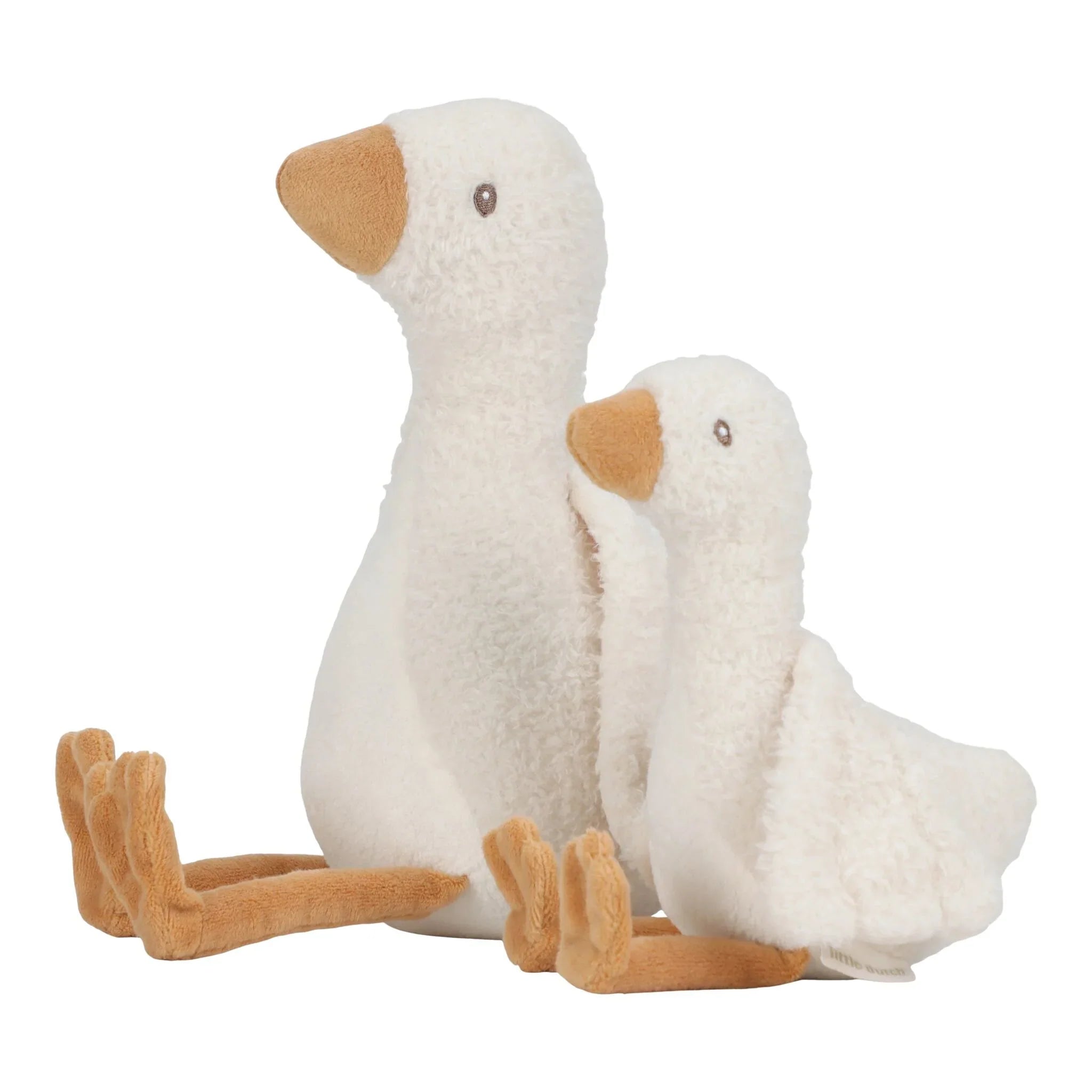 Knuffel Gans 17 cm - Wit - Little Goose
