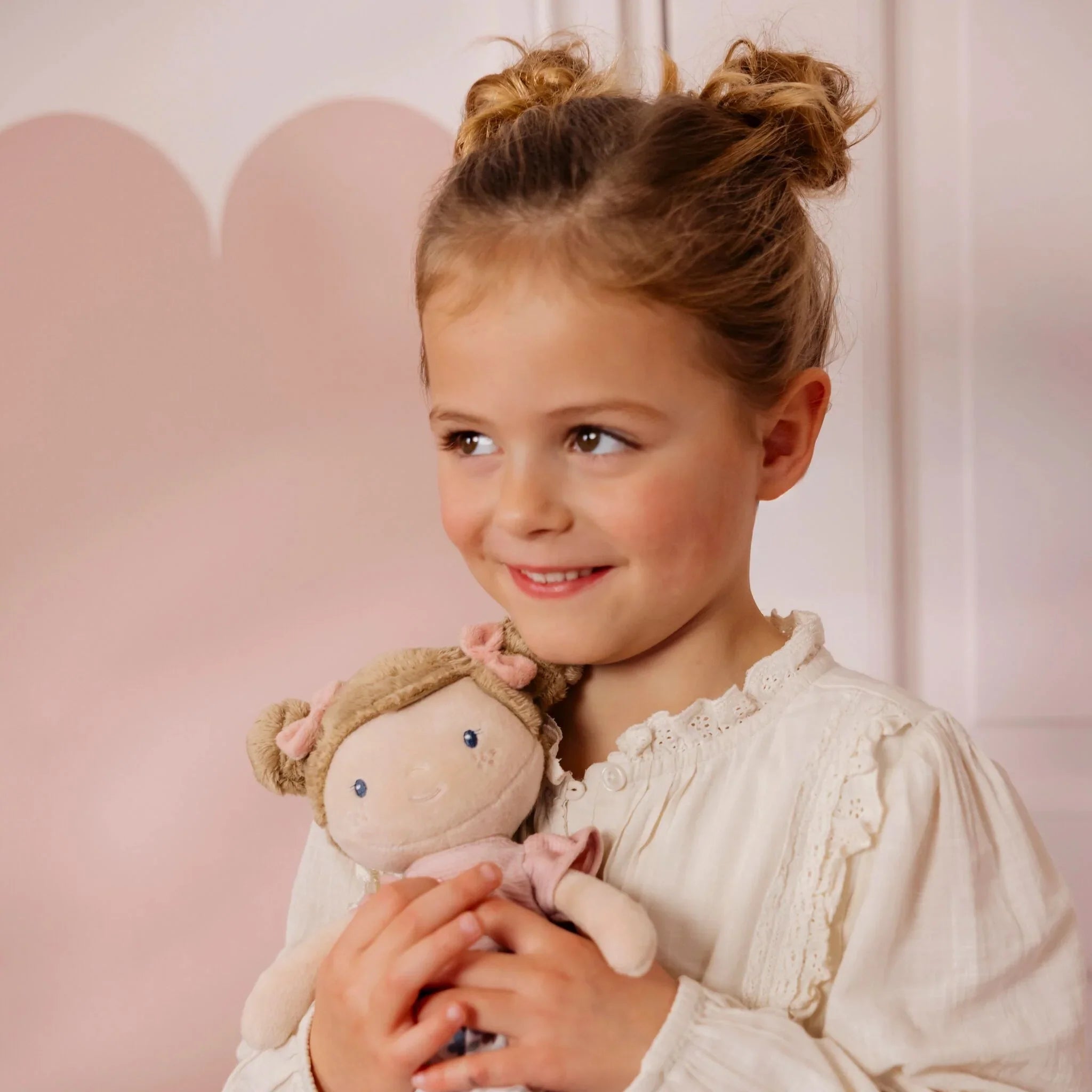 Knuffelpop Rosa - 35 cm