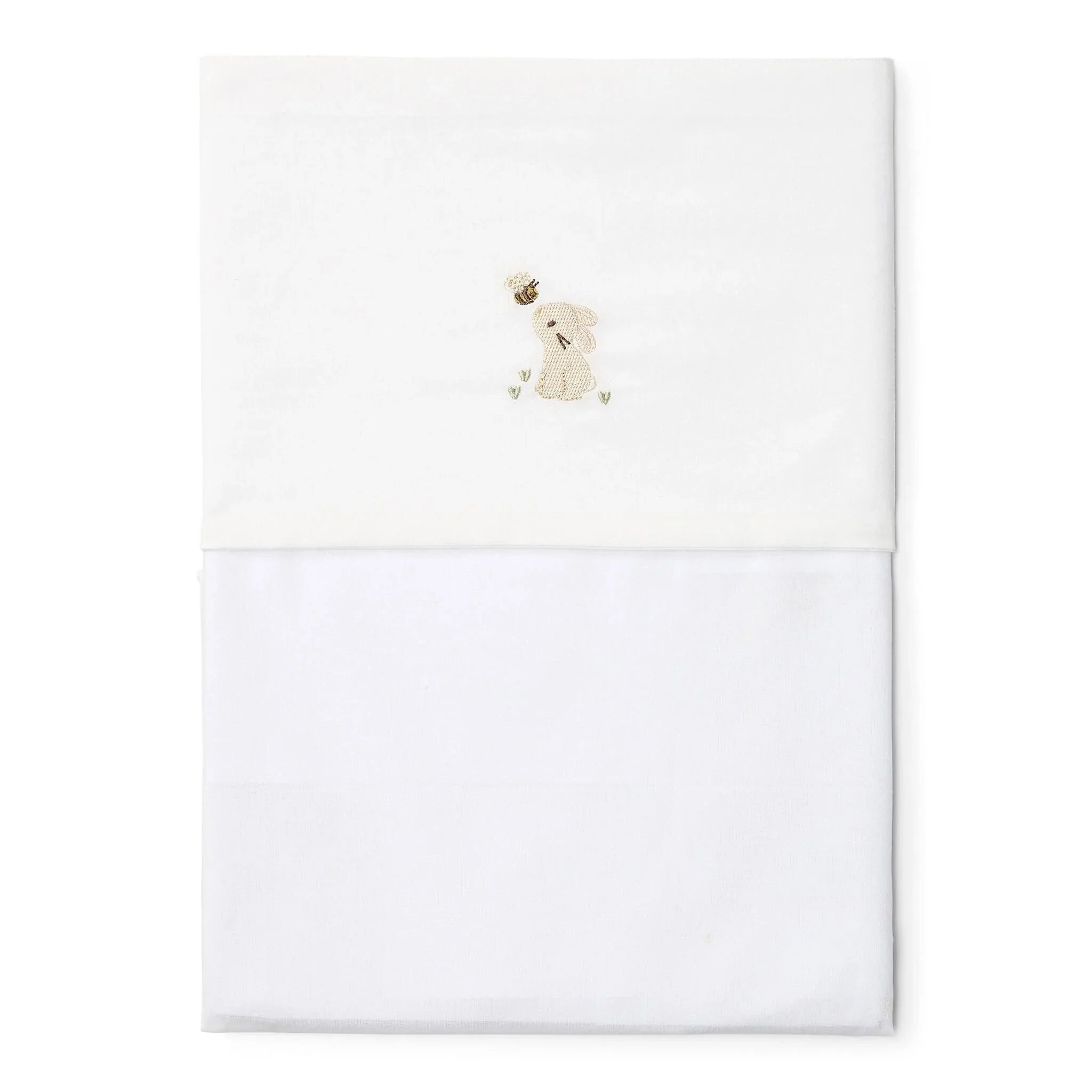 Ledikantlaken - Wit - Newborn Naturals - Baby Bunny