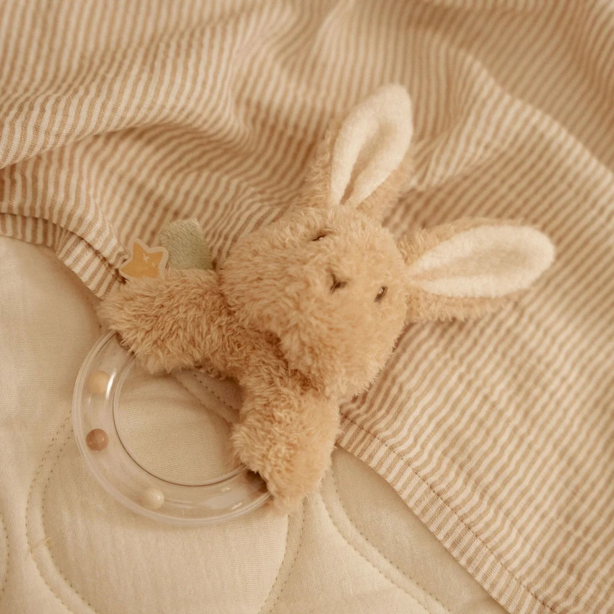 Ringrammelaar - Beige - Newborn Naturals