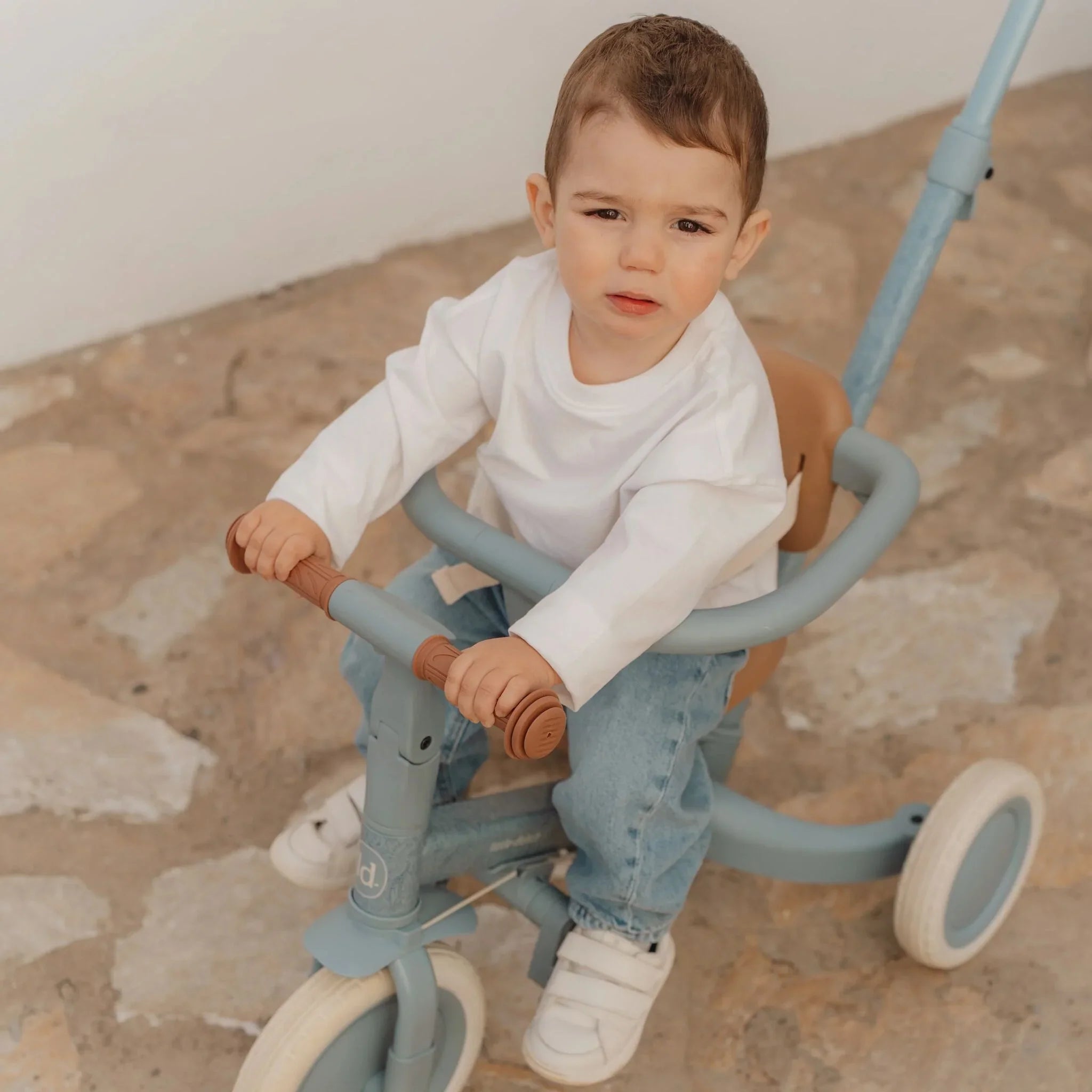 4 in 1 driewieler - Blauw