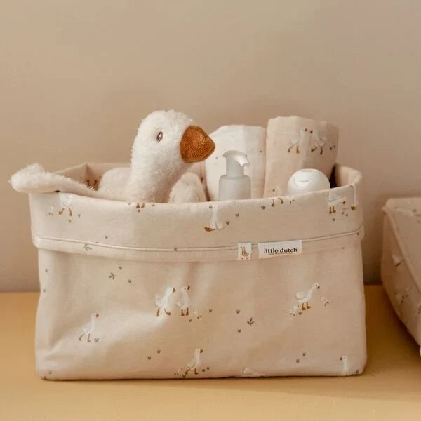 Commodemandje groot - Wit - Newborn Naturals - Little Goose