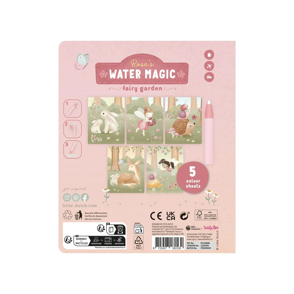 Waterkleurboek - Rosa