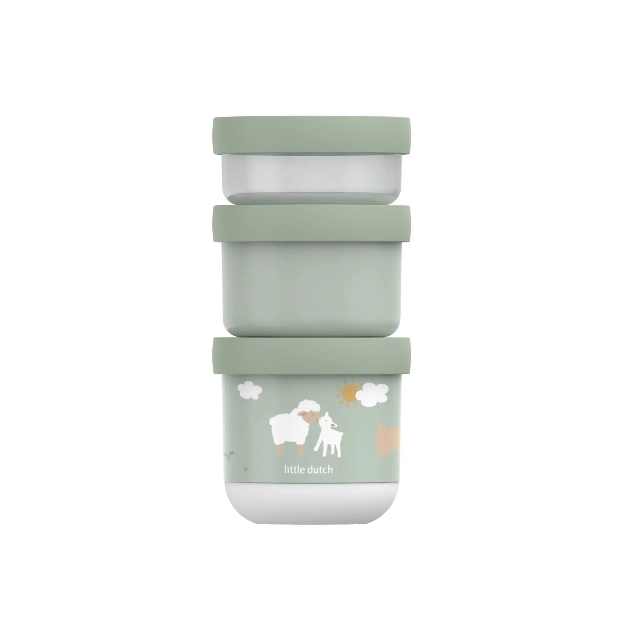 Snackbox Stack 3-Delig Little Farm