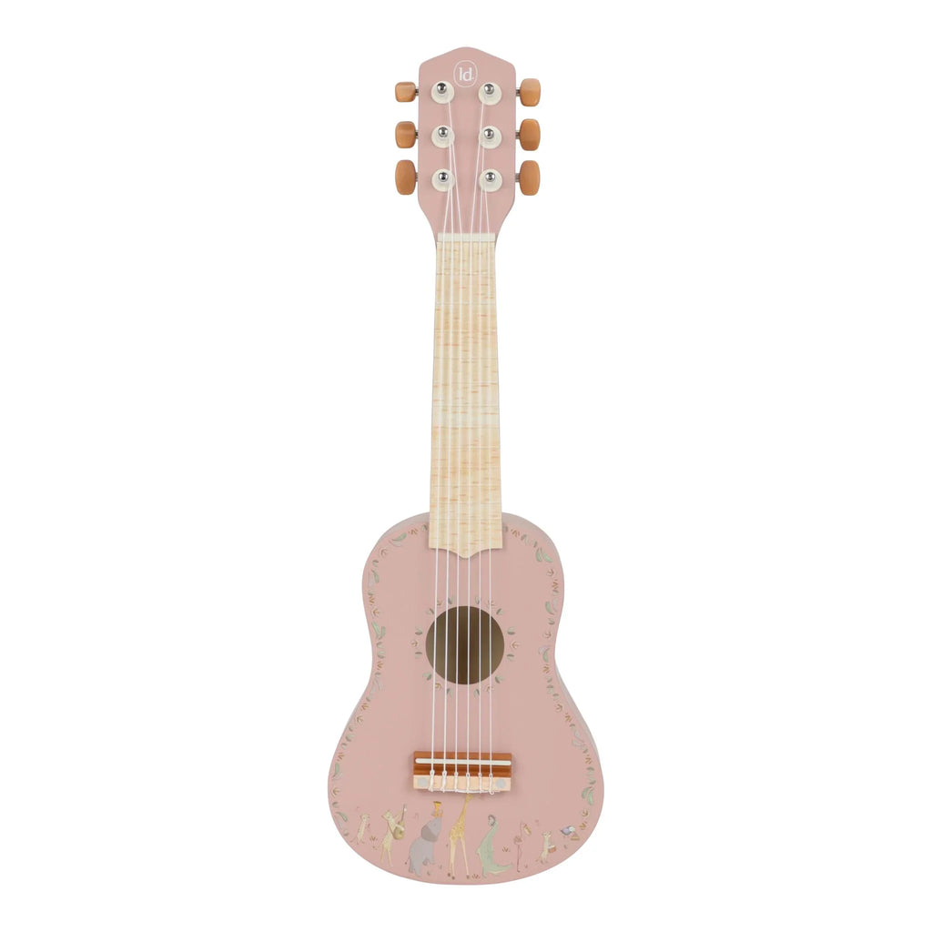 Houten gitaar - Roze - Safari Friends