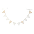 Slinger met vlaggetjes - Beige - Newborn Naturals - Little Goose