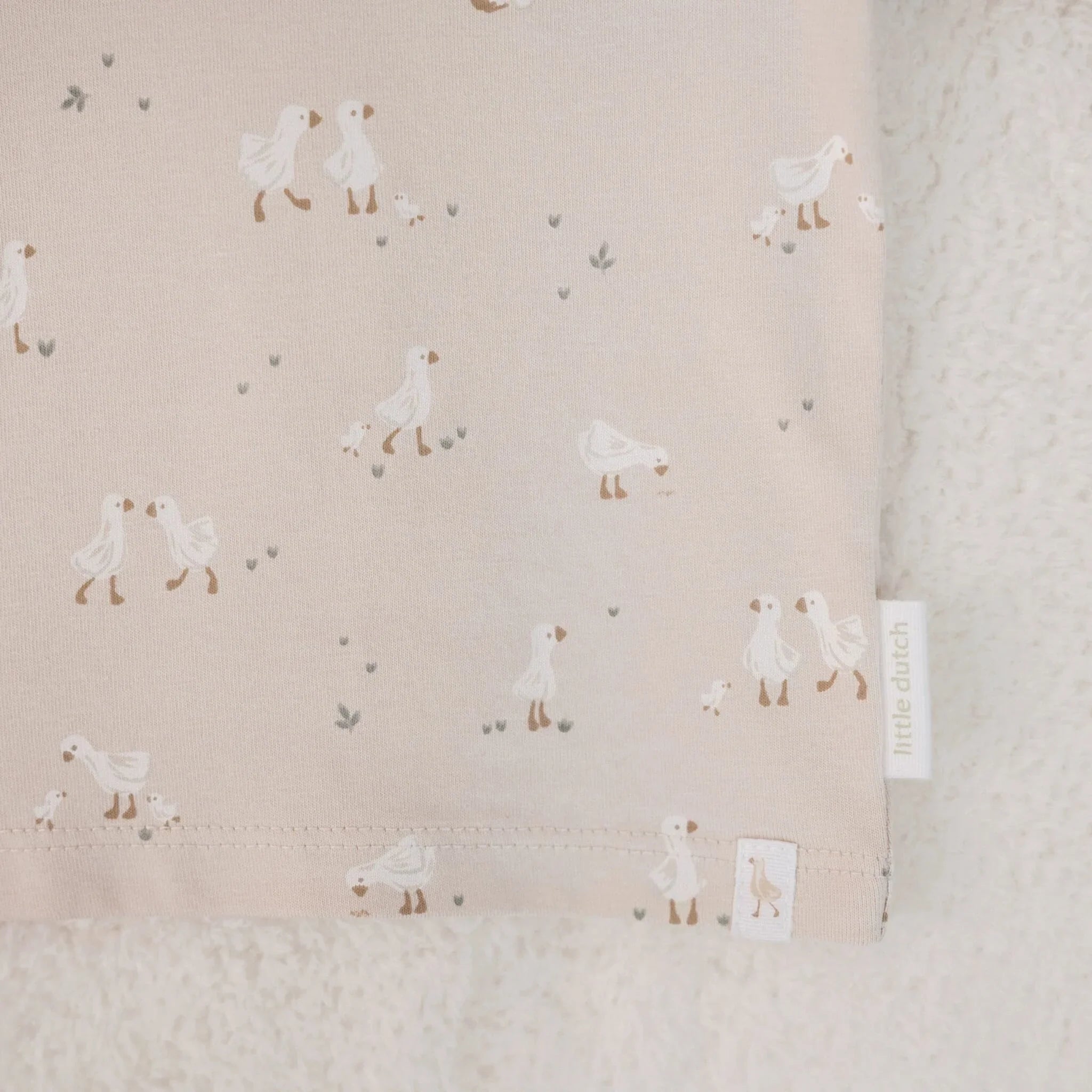Shirt lange mouw - Beige - Newborn Naturals - Little Goose