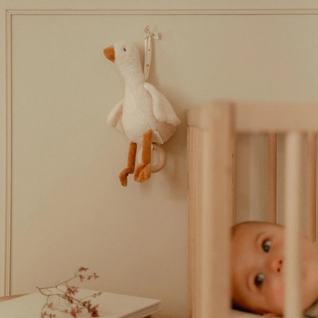 Muziekdoosje Gans - Wit - Little Goose