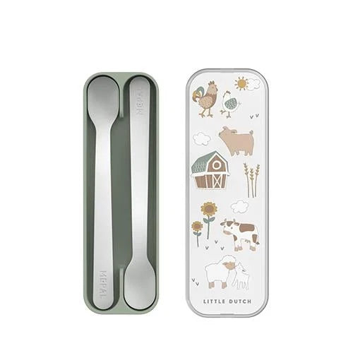 Set babyservies - Groen - Little Farm