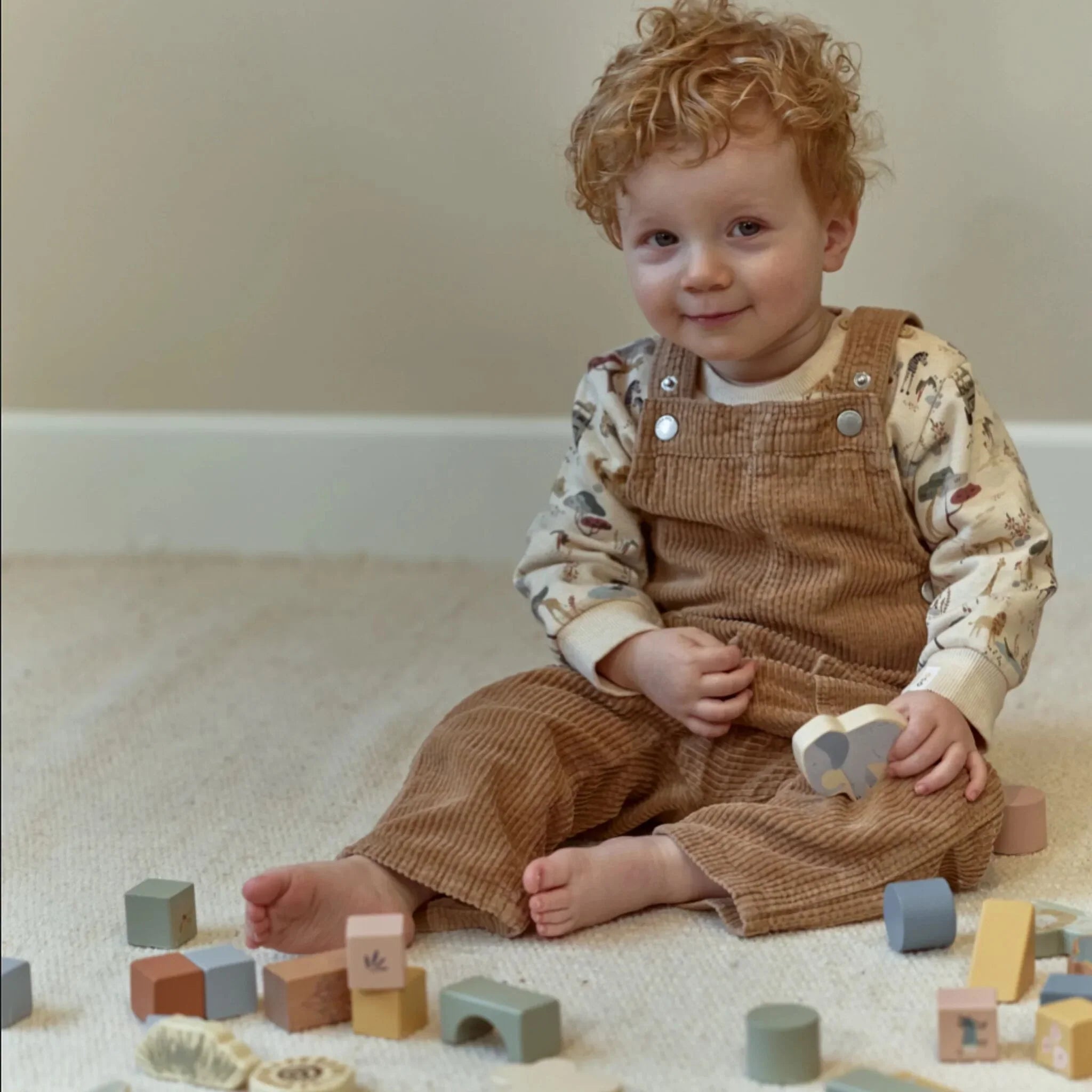 Houten Blouwblokken - Groen