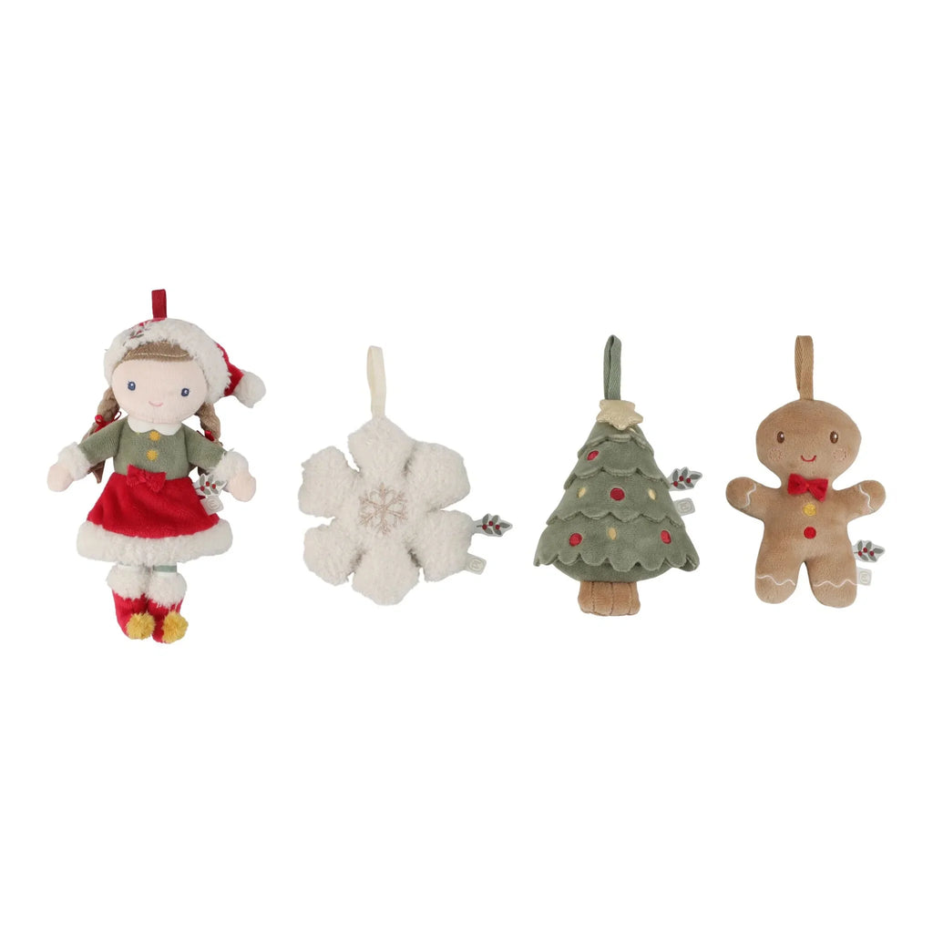 Kersthangers Rosa Set