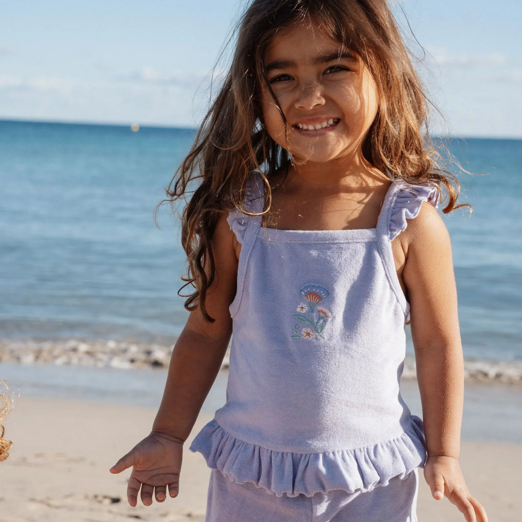Top en short set - Paars