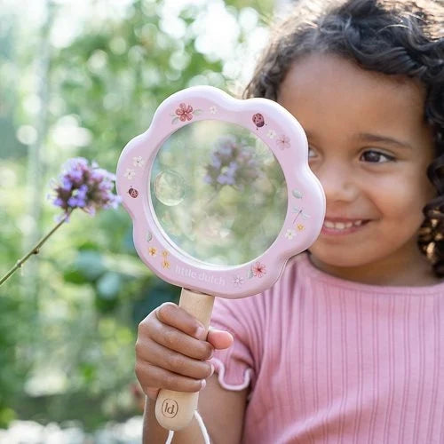 Houten Vergrootglas - Roze - Fairy Garden