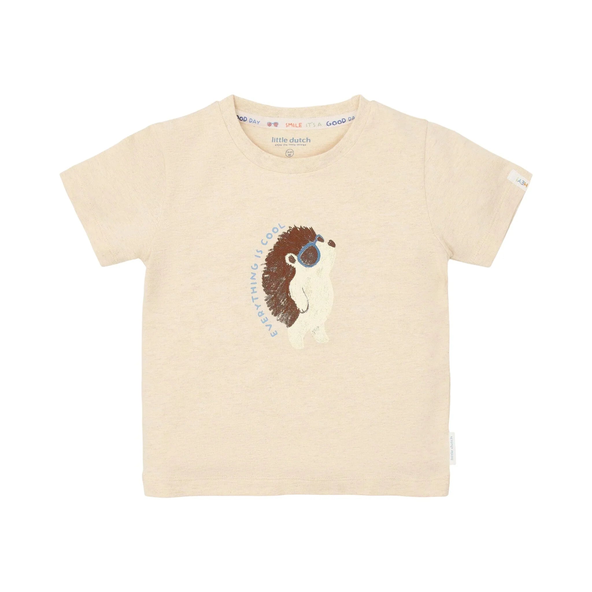 Shirt korte mouw - Zand - Egel