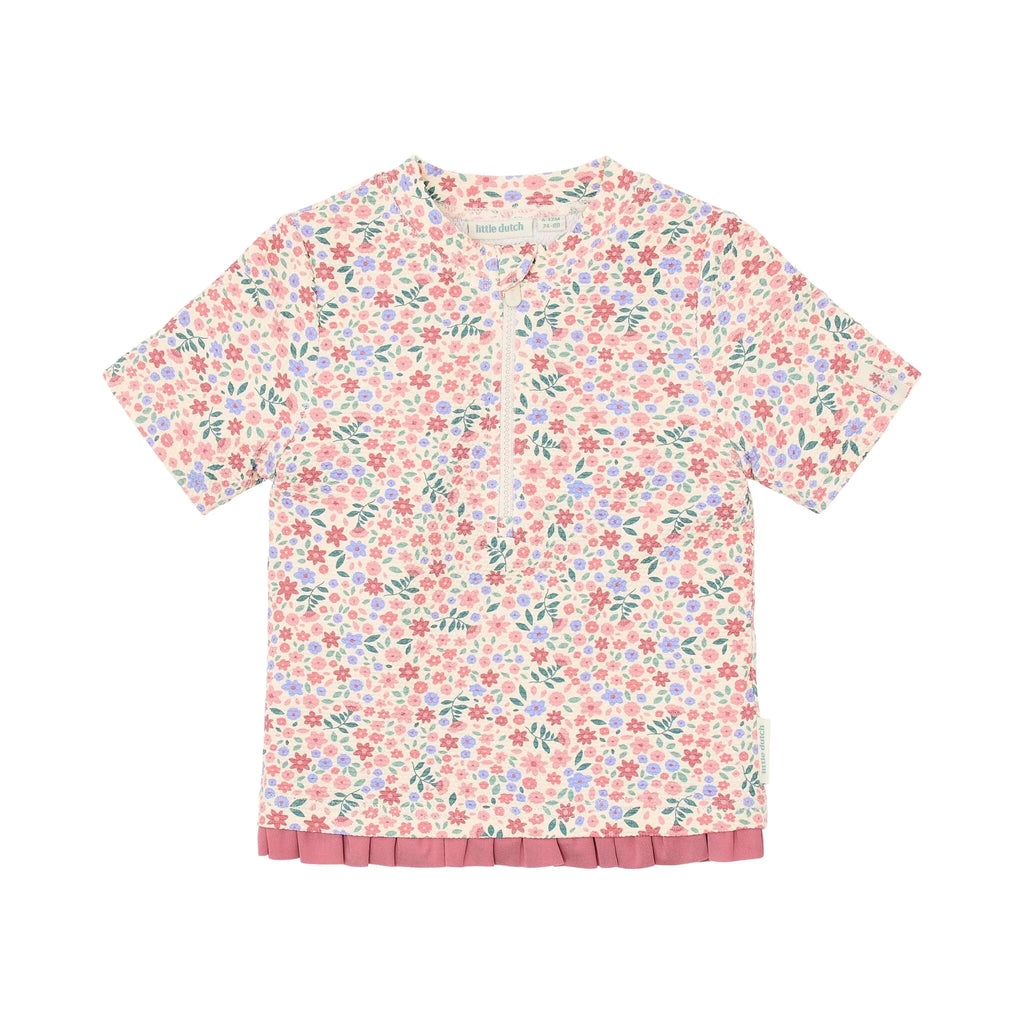 Zwemshirt korte mouw - Dreamy Flowerfield