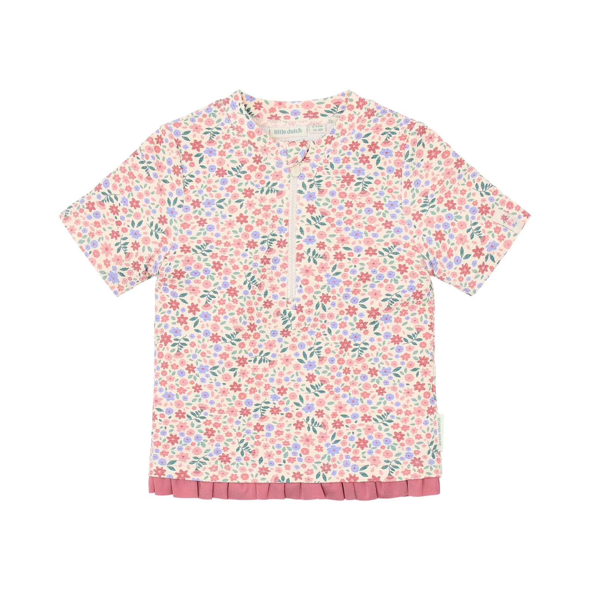 Zwemshirt korte mouw - Dreamy Flowerfield