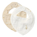 2-pack bandana slab - Wit - Newborn Naturals - Little Goose