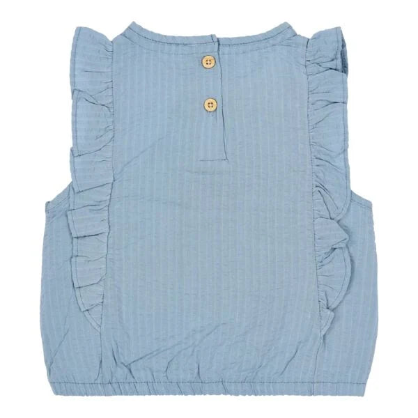 Shirt mouwloos - Blauw