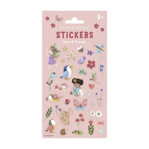 Stickervel Rosa & Friends