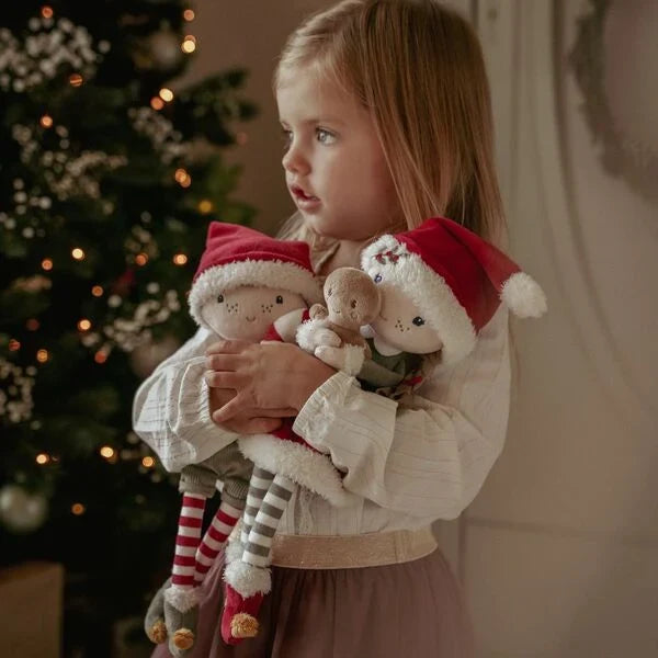 Kerstpop Jim - Rood - Christmas