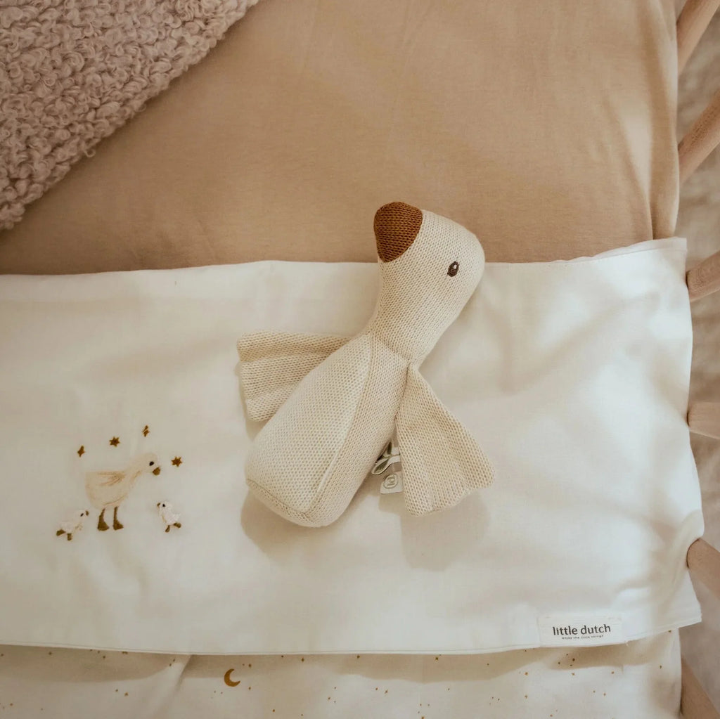 Wieglaken - Wit - Newborn Naturals - Little Goose