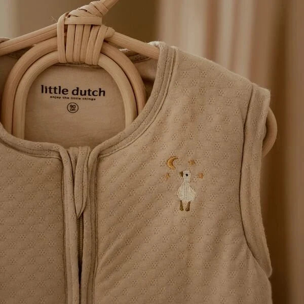 Slaapzak winter – Beige – Maat 90 cm – Newborn Naturals – Little Goose