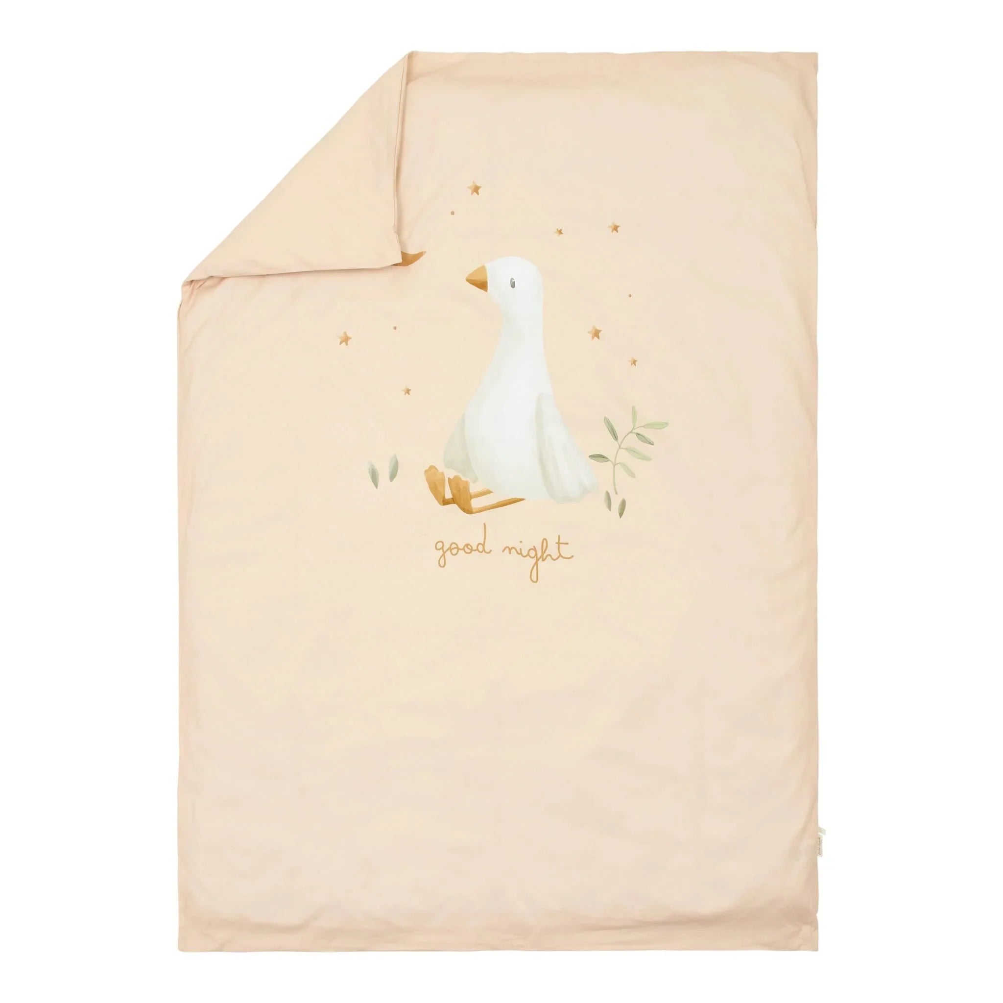 Ledikant dekbedovertrek - Beige - Newborn Naturals - Little Goose