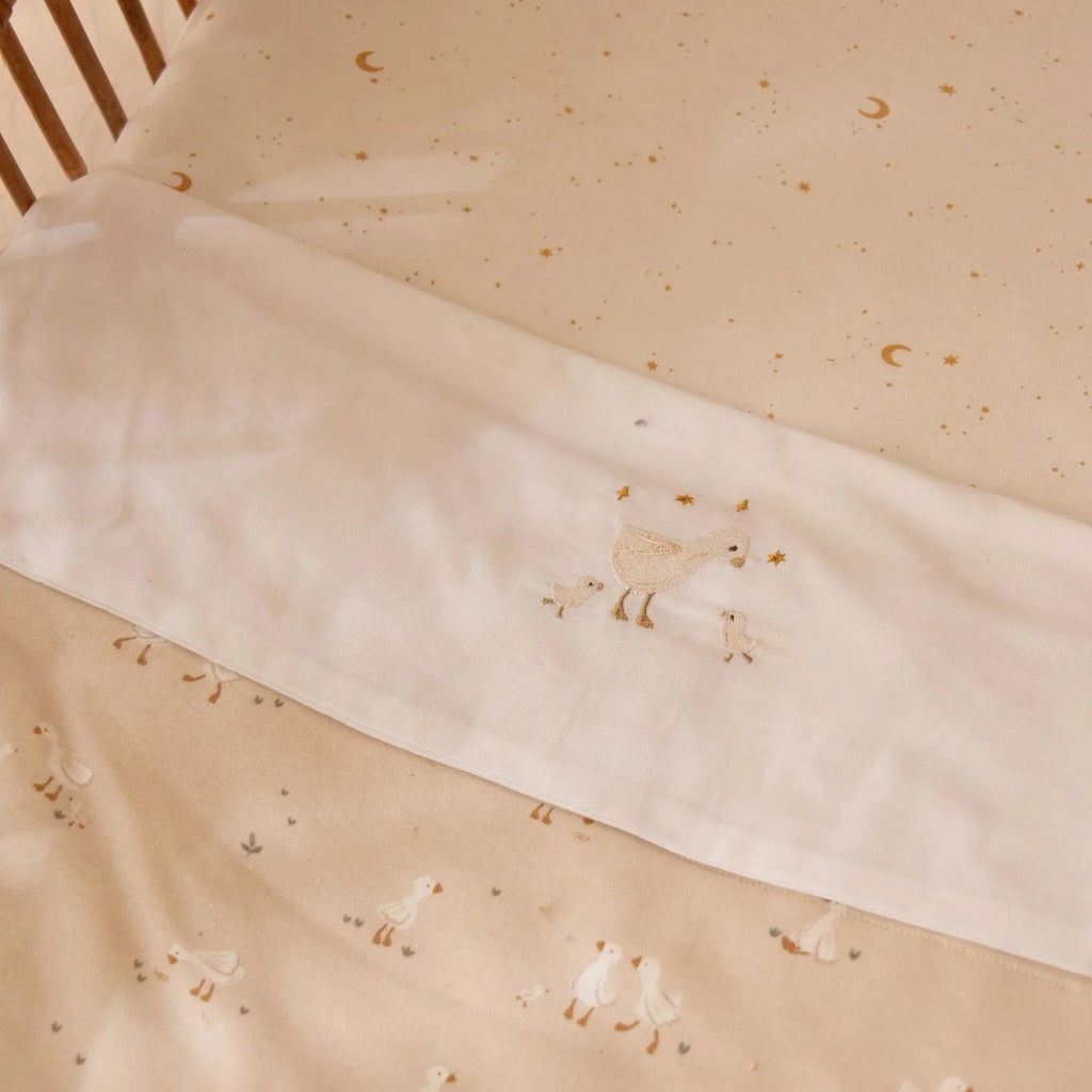 Hoeslaken - Wit - 70 x 140/150 cm - Newborn Naturals - Little Goose