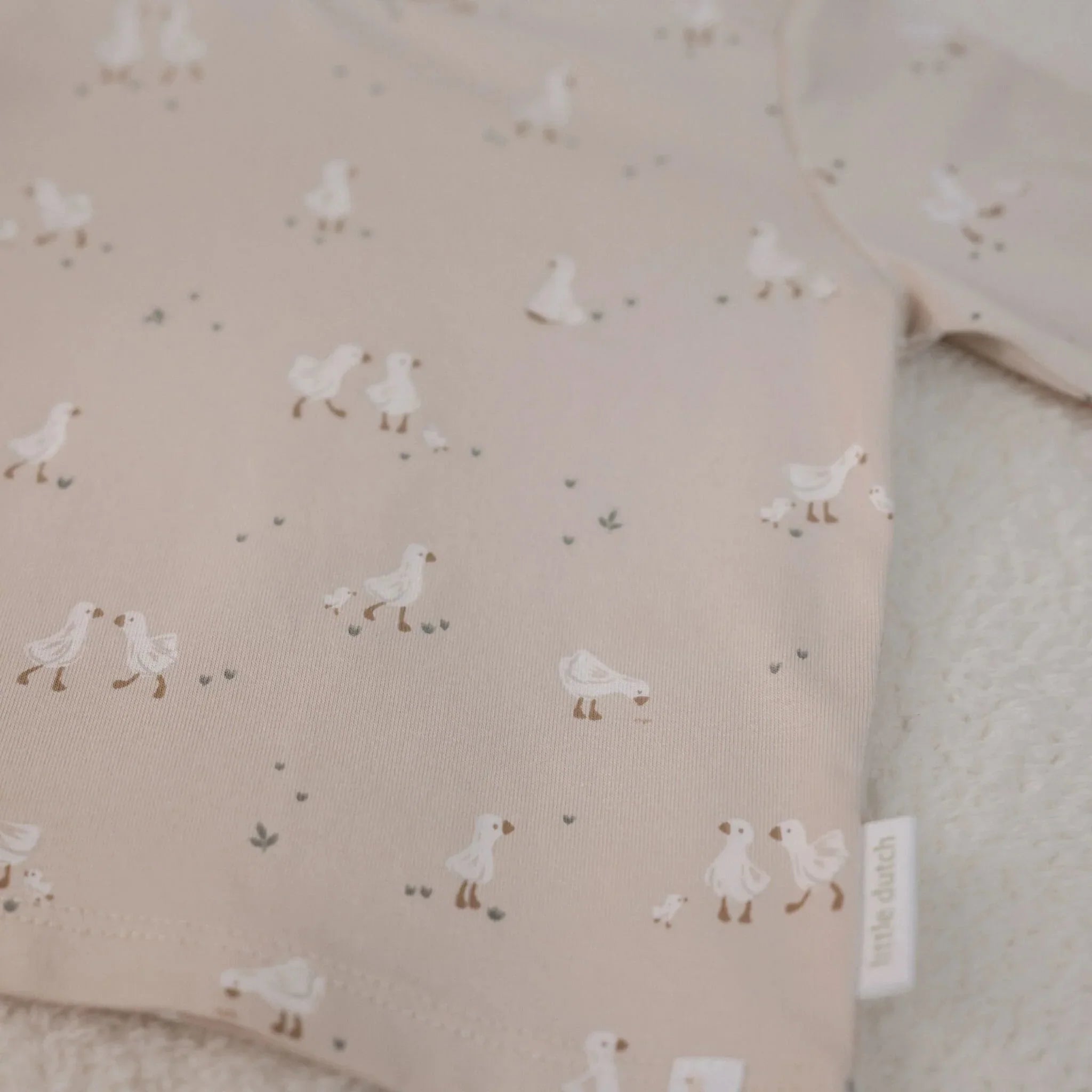 Shirt lange mouw - Beige - Newborn Naturals - Little Goose