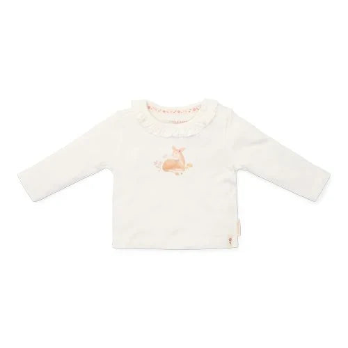 Shirt lange mouw - Ruches - Wit - Fairy Garden