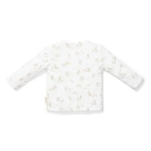 Shirt lange mouw - Wit - Newborn Naturals - Baby Bunny