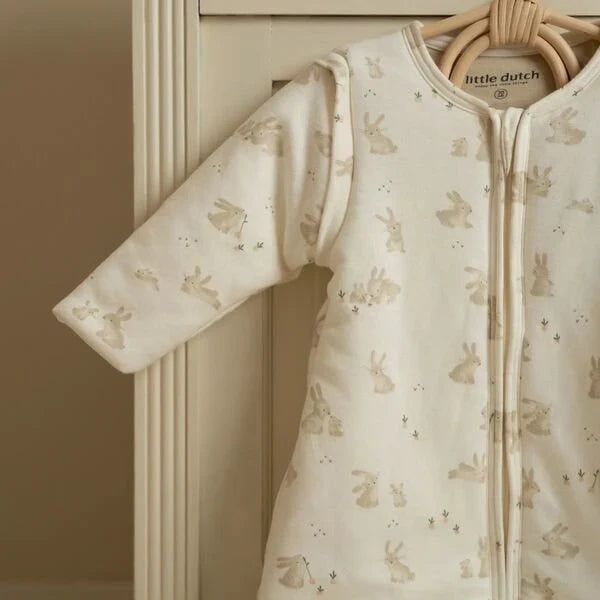 Slaapzak winter – Wit – Maat 90 cm – Newborn Naturals – Baby Bunny