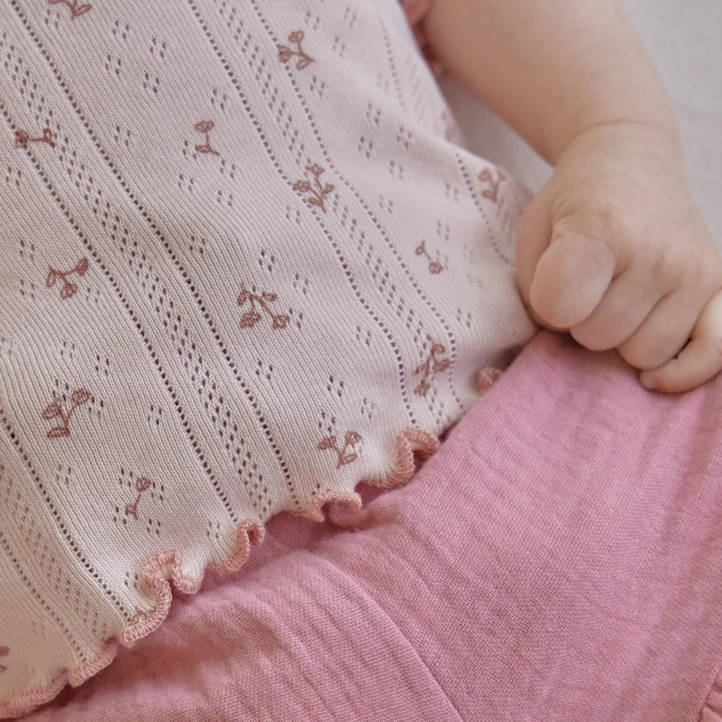 Shirt korte mouw - Roze - Fairy Flowers