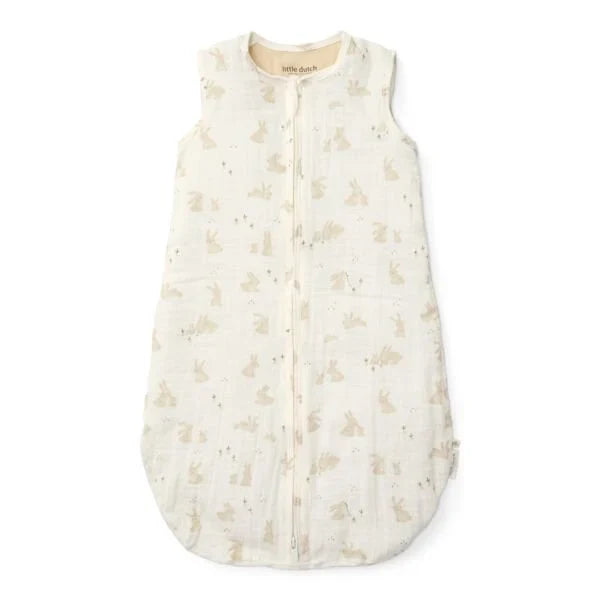 Slaapzak zomer – Wit – Maat 90 cm – Newborn Naturals – Baby Bunny