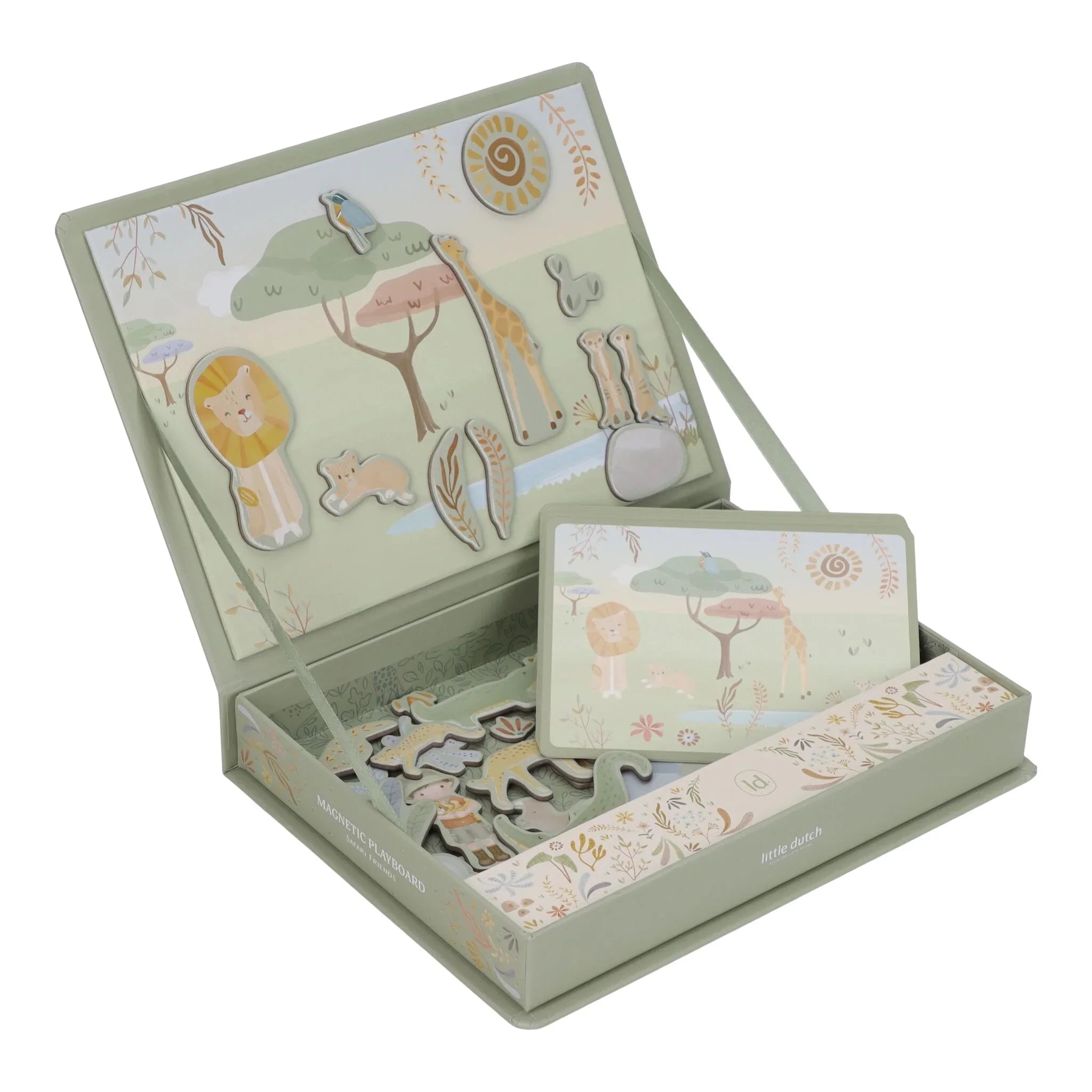 Magnetisch speelbord Safari dieren