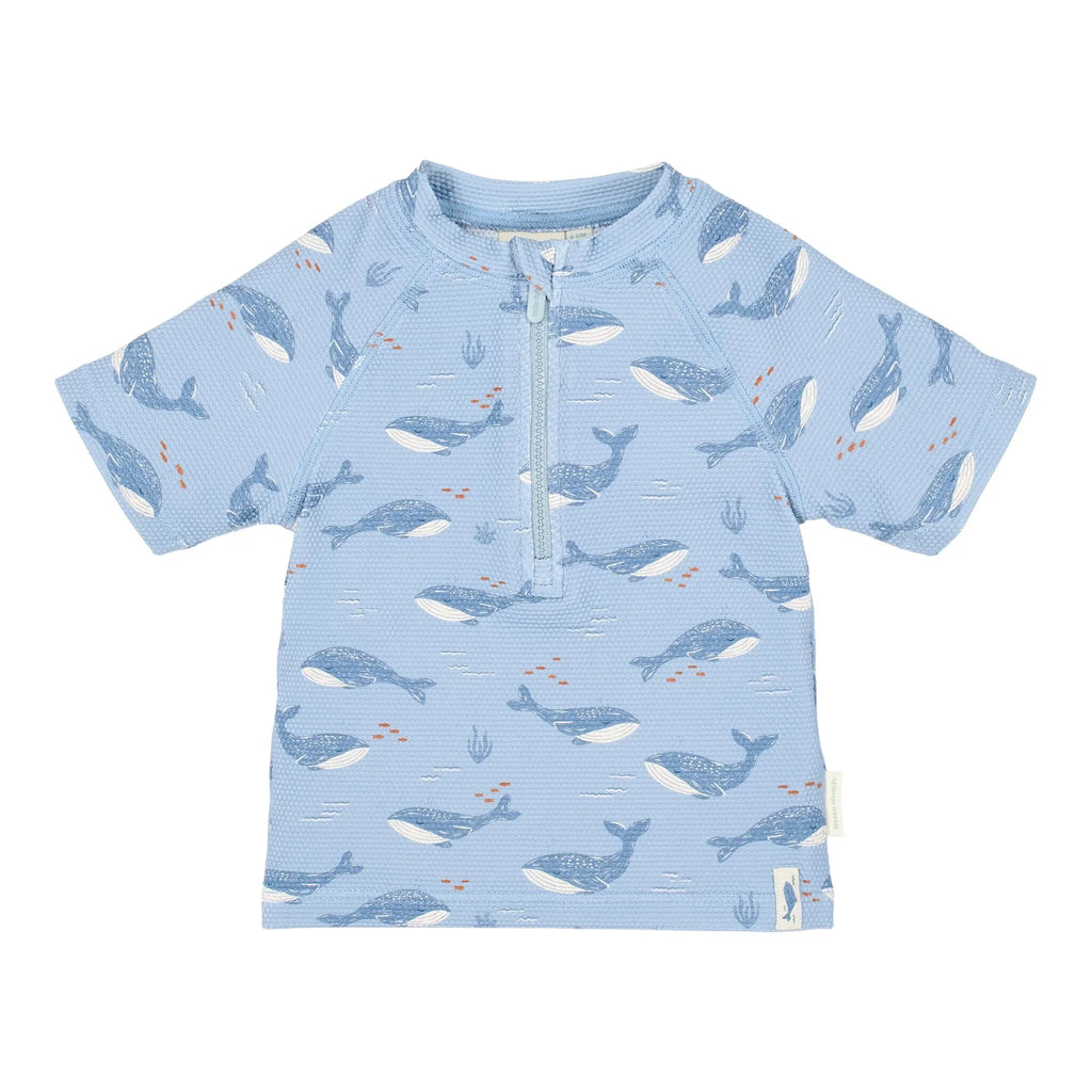 Zwemshirt korte mouw - Blauw - Ocean Splash