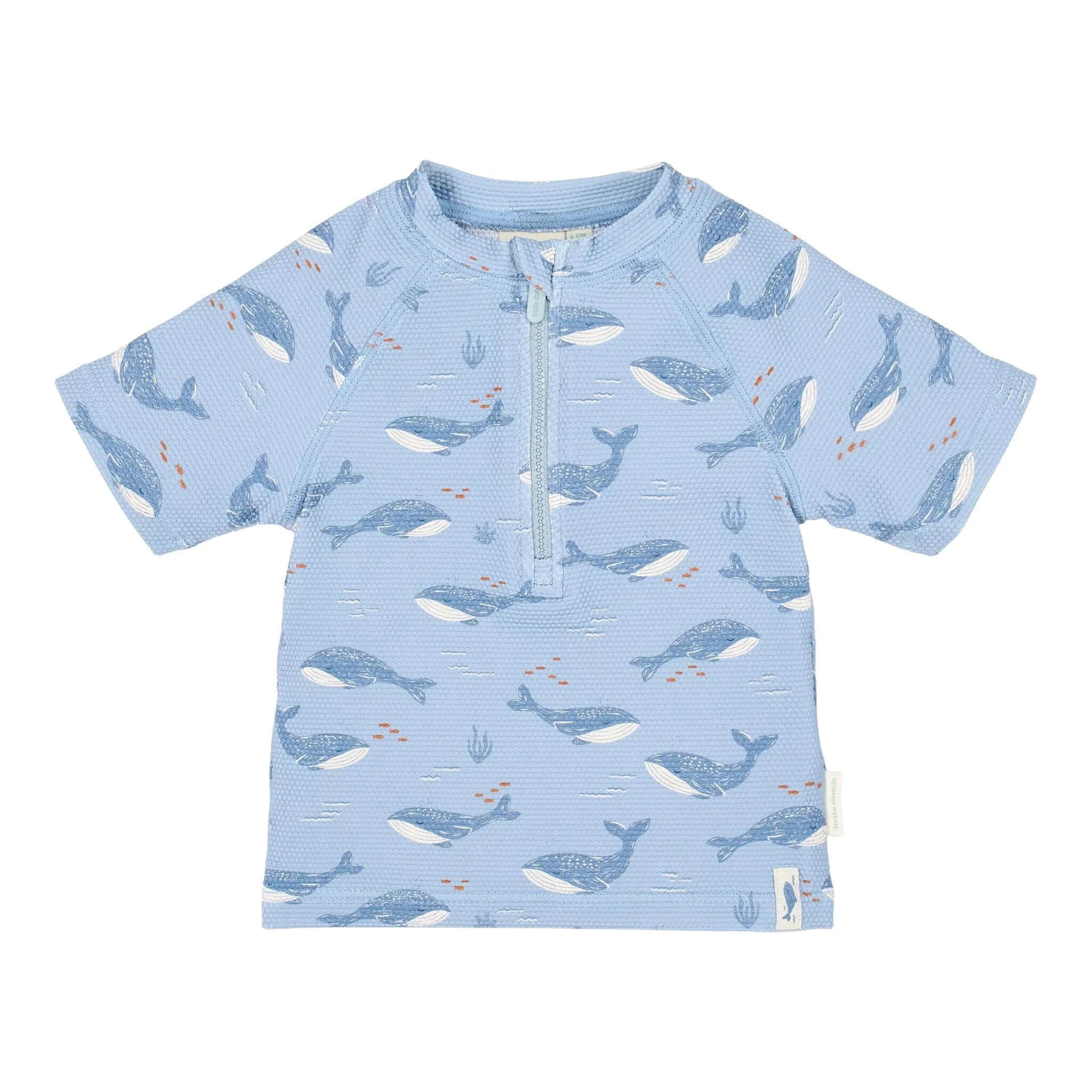 Zwemshirt korte mouw - Blauw - Ocean Splash