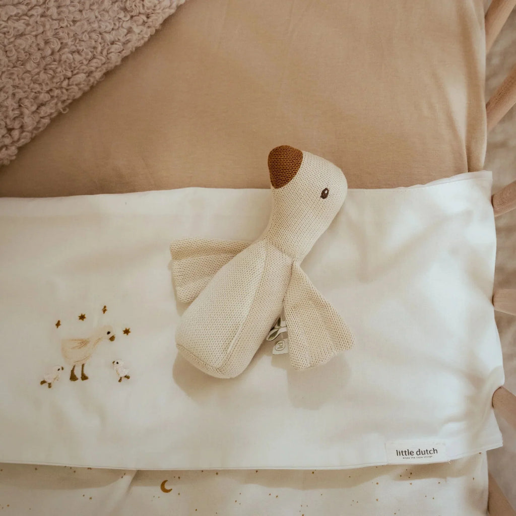 Ledikantlaken - Wit - Newborn Naturals - Little Goose
