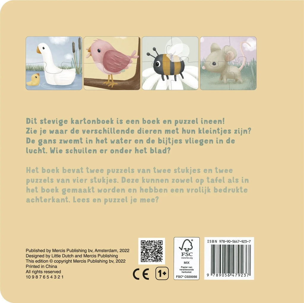 Kinderboek Mijn Dieren Puzzelboek - NL