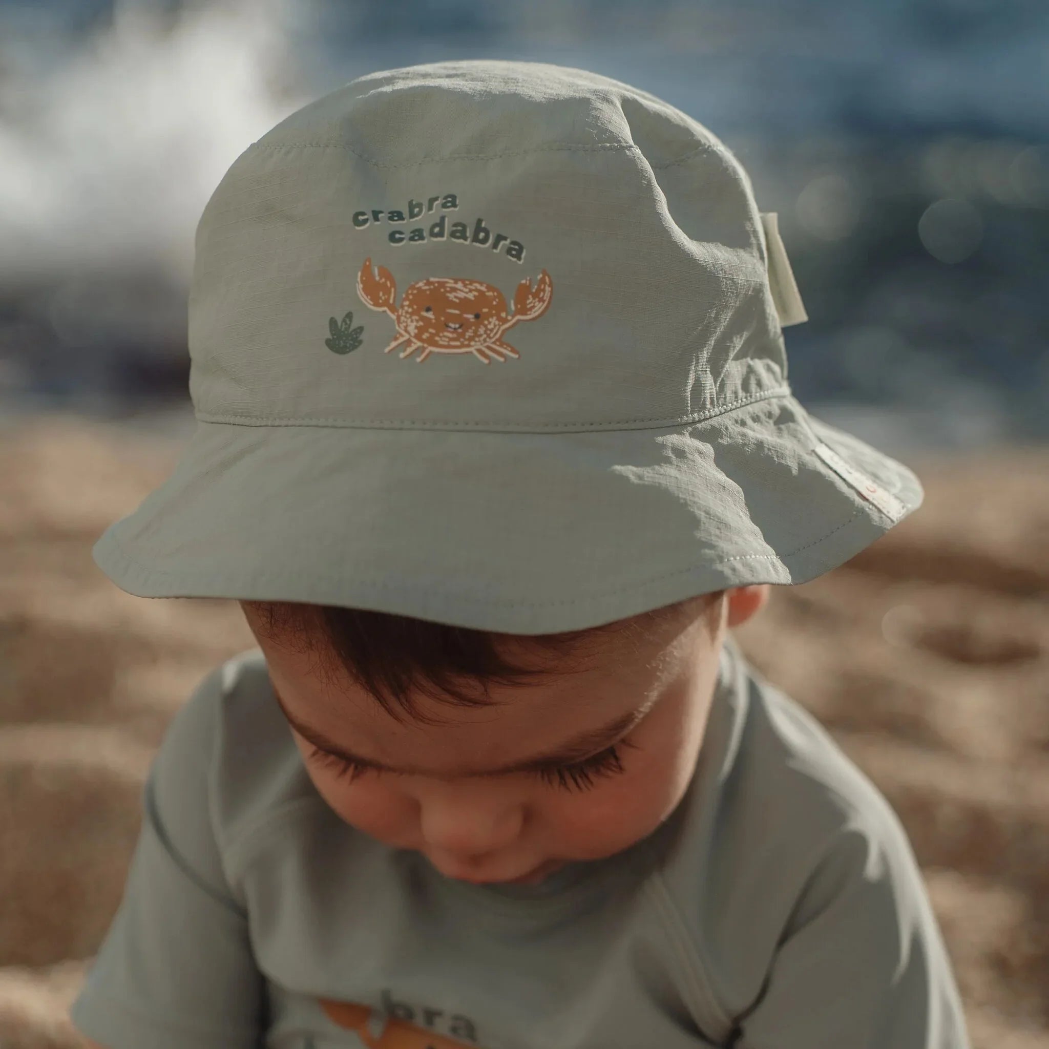 Bucket hat - Groen - Ocean Surf Stripes