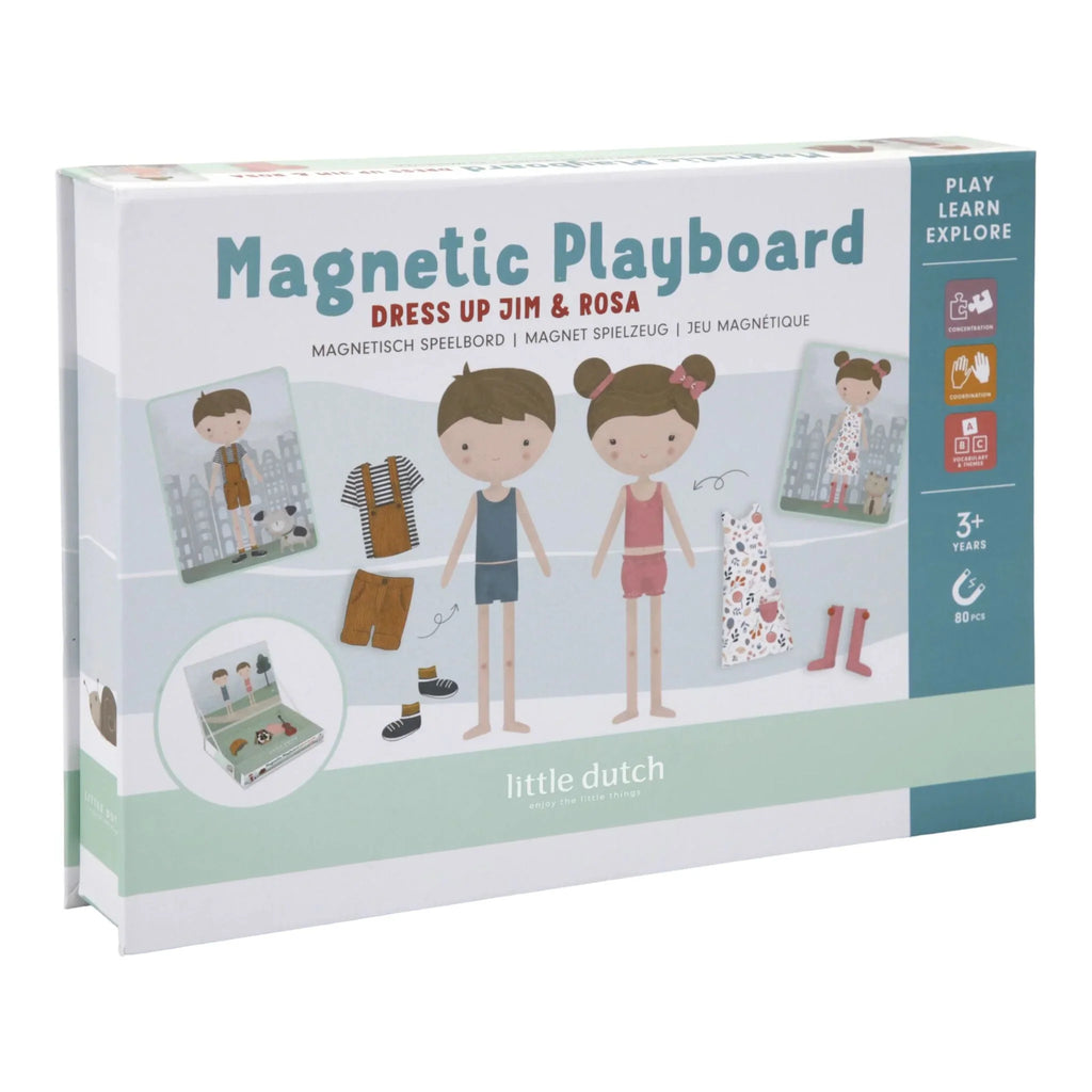 Magnetisch speelbord - Jim & Rosa