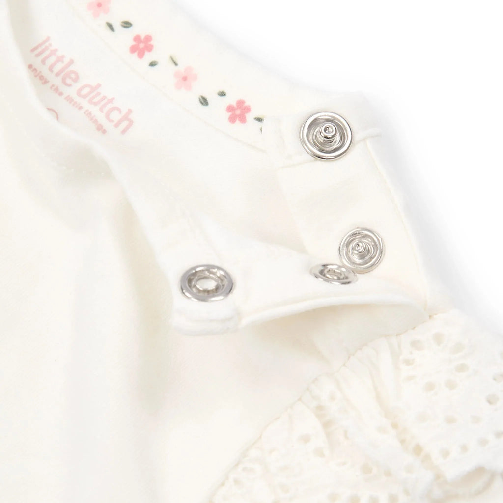 Shirt korte mouw - Wit - Bloemen